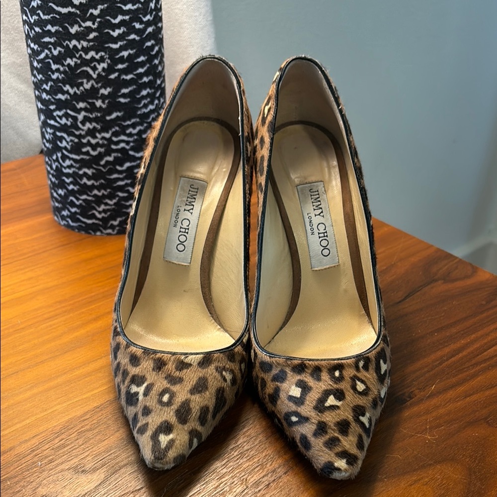 Jimmy Choo Leopard Print Heels